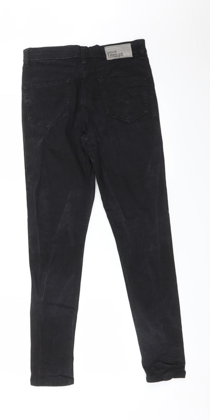 VOI JEANS CO Womens Black   Skinny Jeans Size 10 L29 in