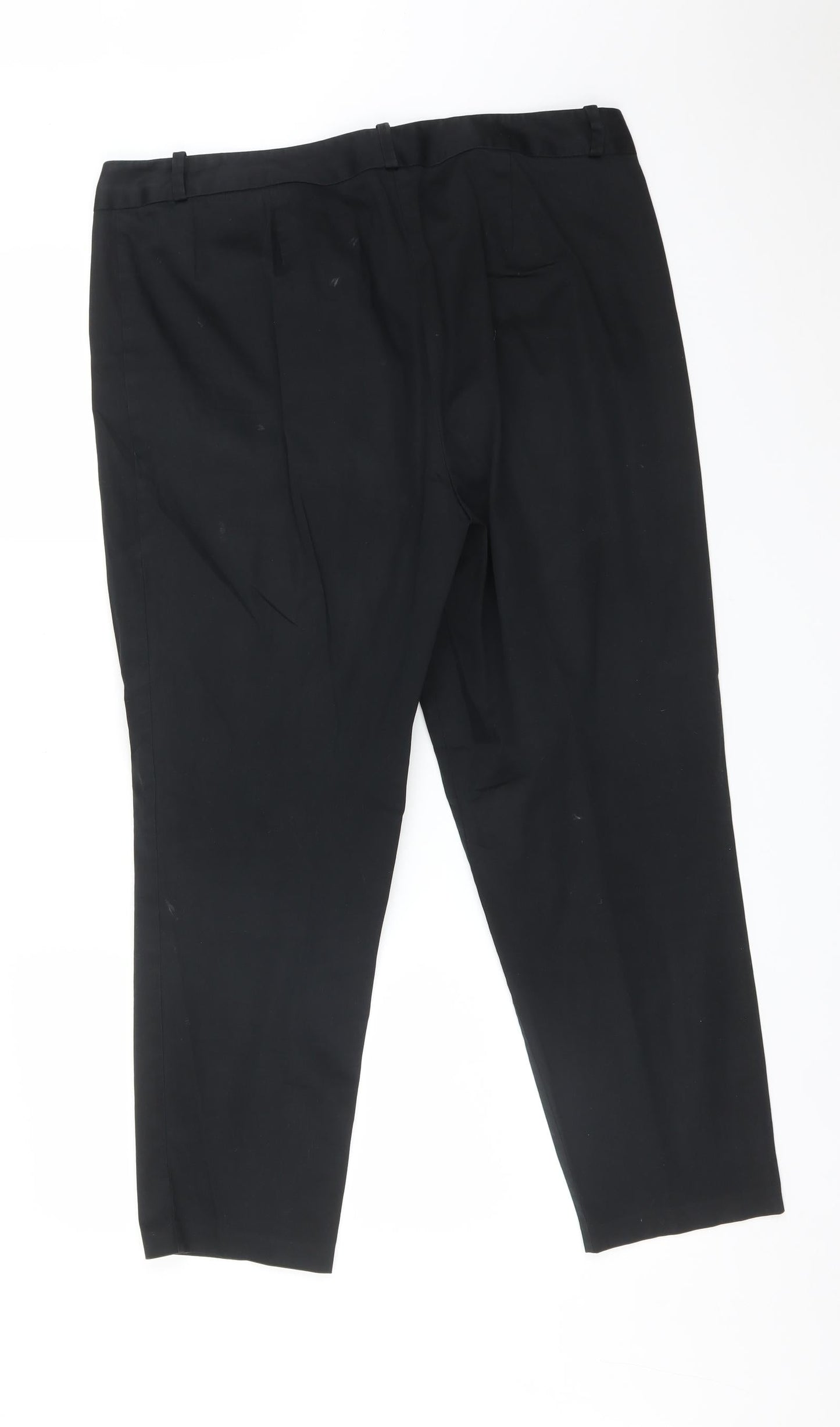 Womens UK Size 16 M&S Regular Fit  Black Trousers