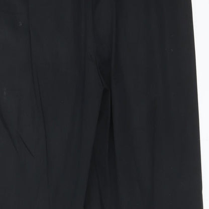 Womens UK Size 16 M&S Regular Fit  Black Trousers