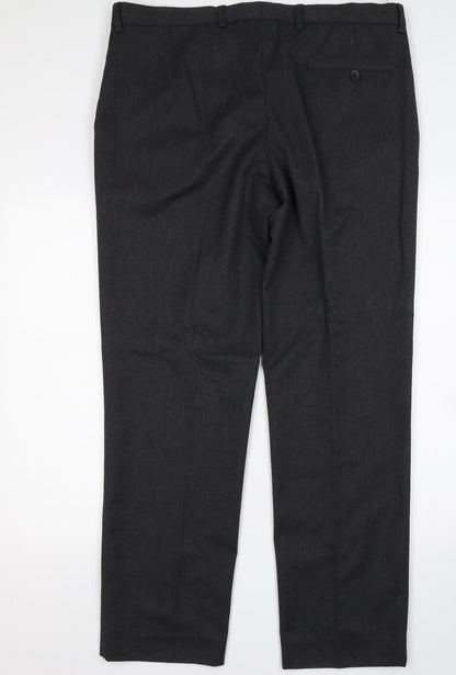 TU Womens Grey   Trousers  Size 36 L31 in