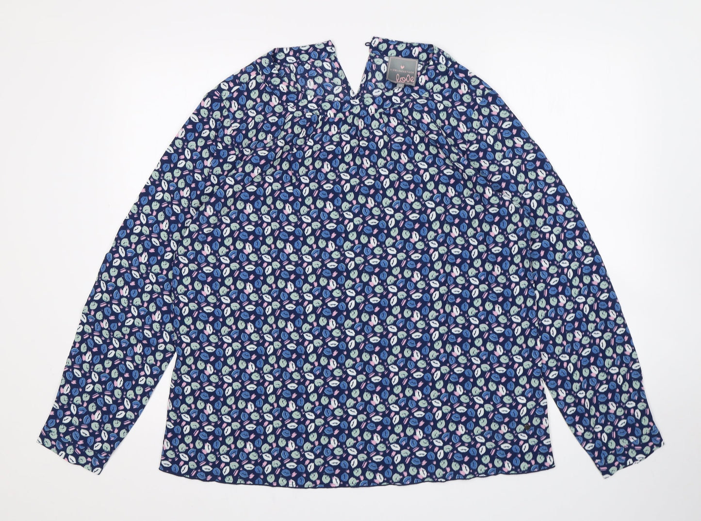 Lieblingsstuck Womens Multicoloured Floral  Basic Blouse Size 10