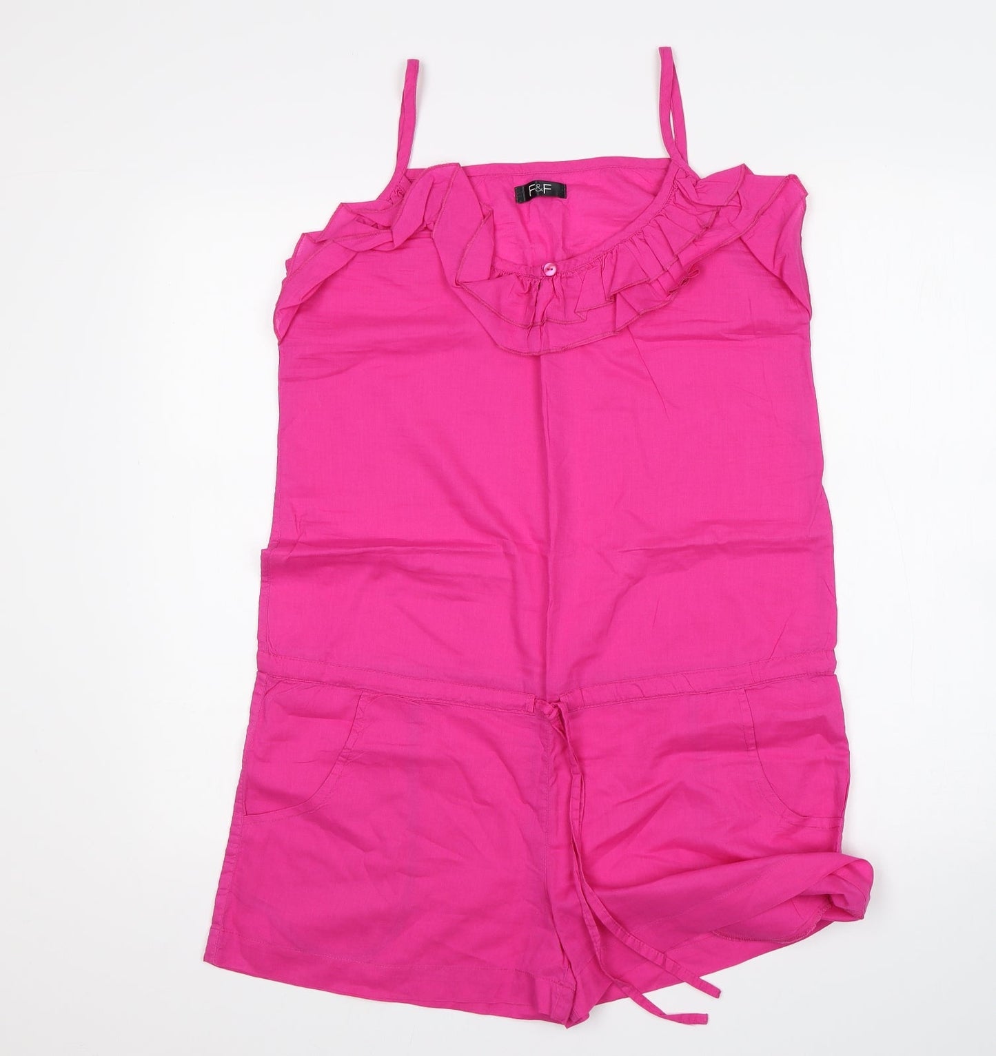F&F Womens Pink   Playsuit One-Piece Size S