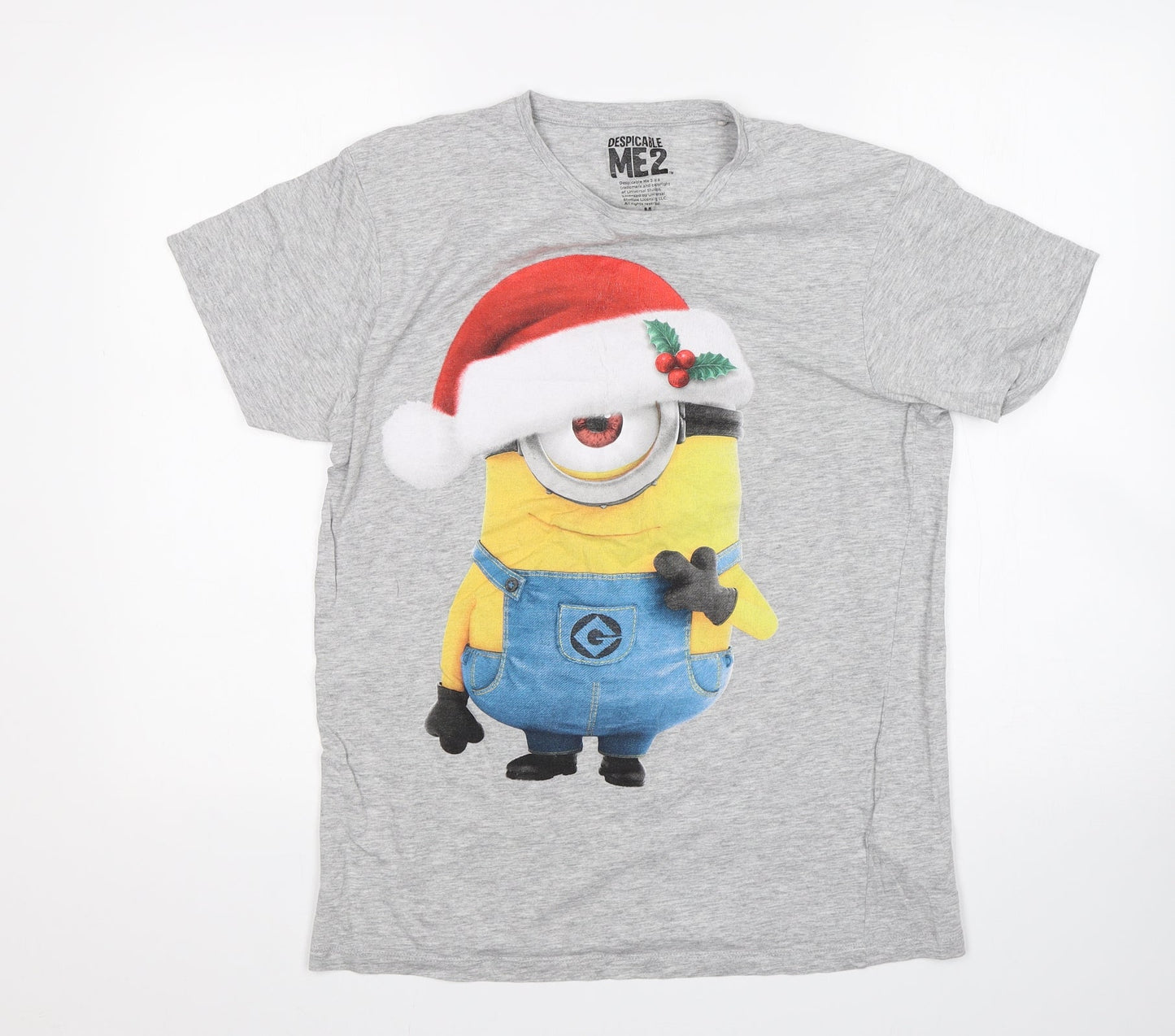 Mens UK Size M Cedar Wood State Grey  T-Shirt