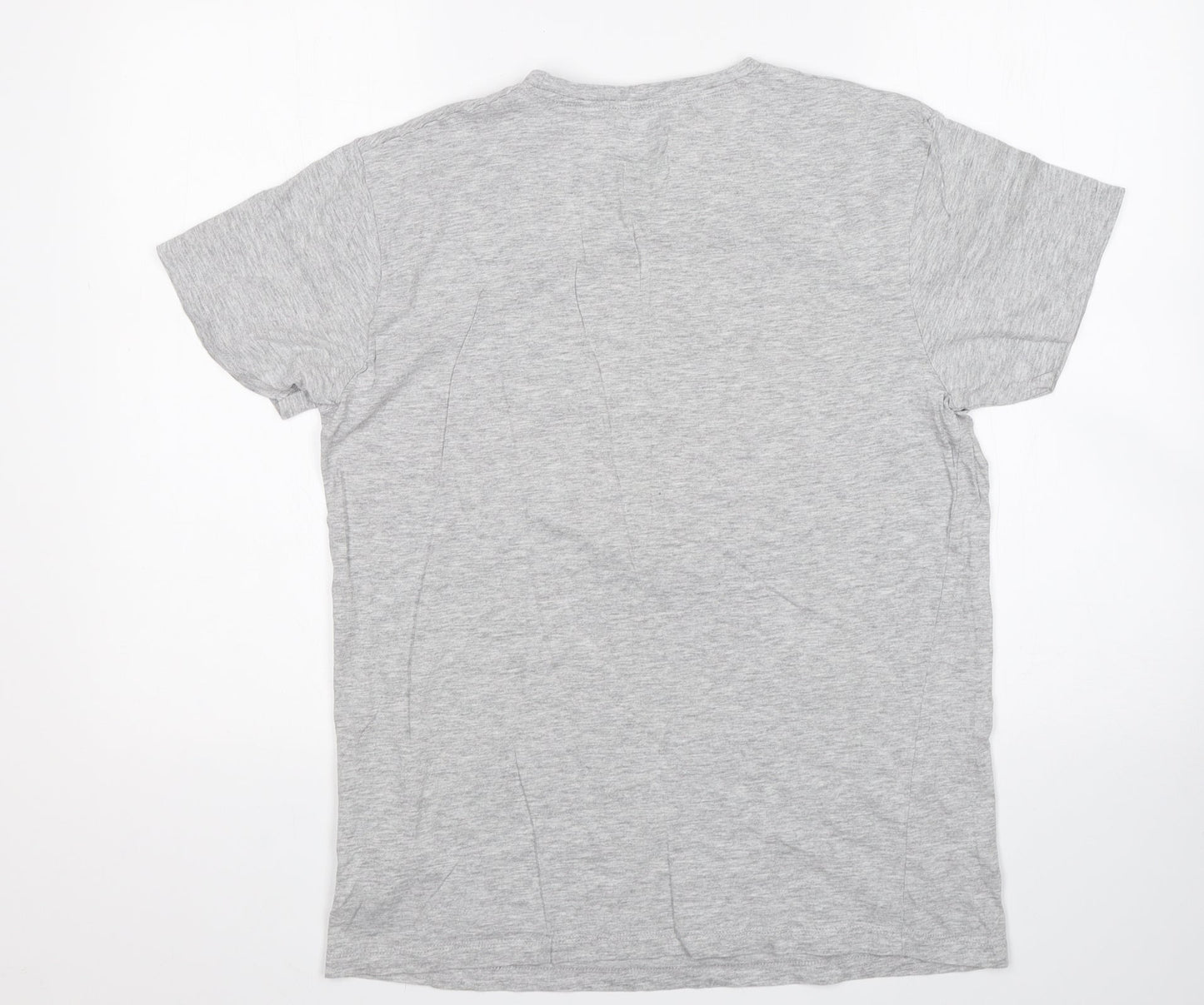 Mens UK Size M Cedar Wood State Grey  T-Shirt