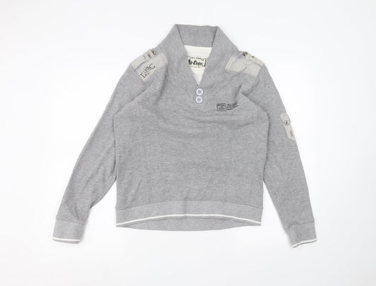 Lee Cooper Mens Grey   Pullover Jumper Size S