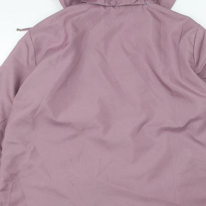 Womens UK Size 14 Anne De Lancay Purple Parka Coat