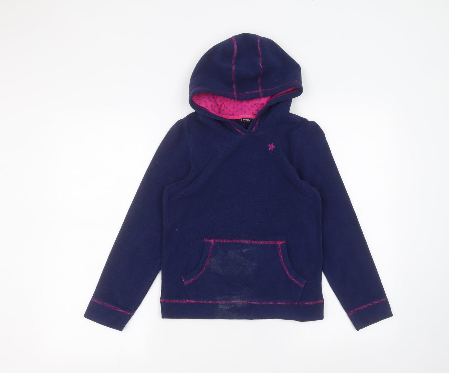 George Girls Blue   Pullover Hoodie Size 9-10 Years