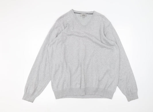 Marks and Spencer Mens Grey   Pullover Jumper Size XL