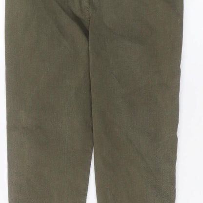 Miss Selfridge Womens Green   Skinny Jeans Size 10 L27 in