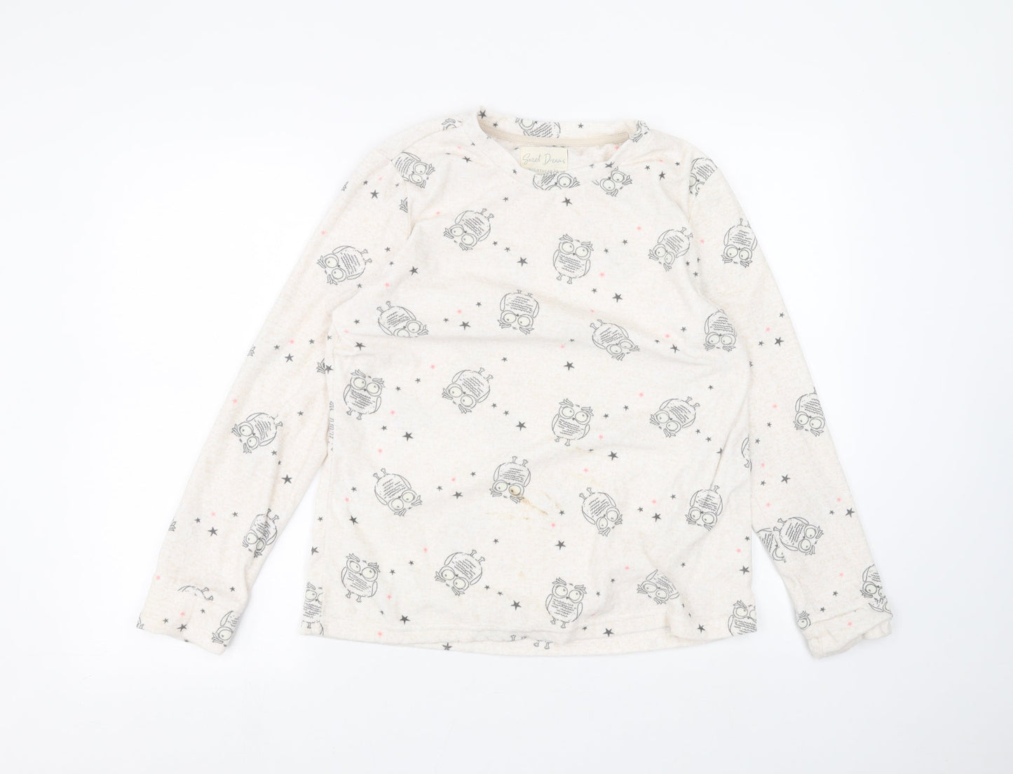 Womens UK Size 8 M&Co Beige Pullover Jumper