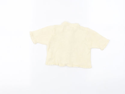 Bebe bushh Baby Beige   Cardigan Jumper Size 0-3 Months