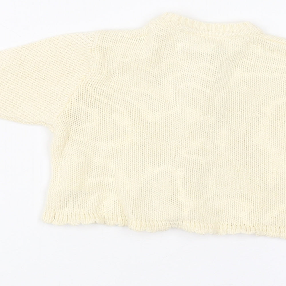 Bebe bushh Baby Beige   Cardigan Jumper Size 0-3 Months