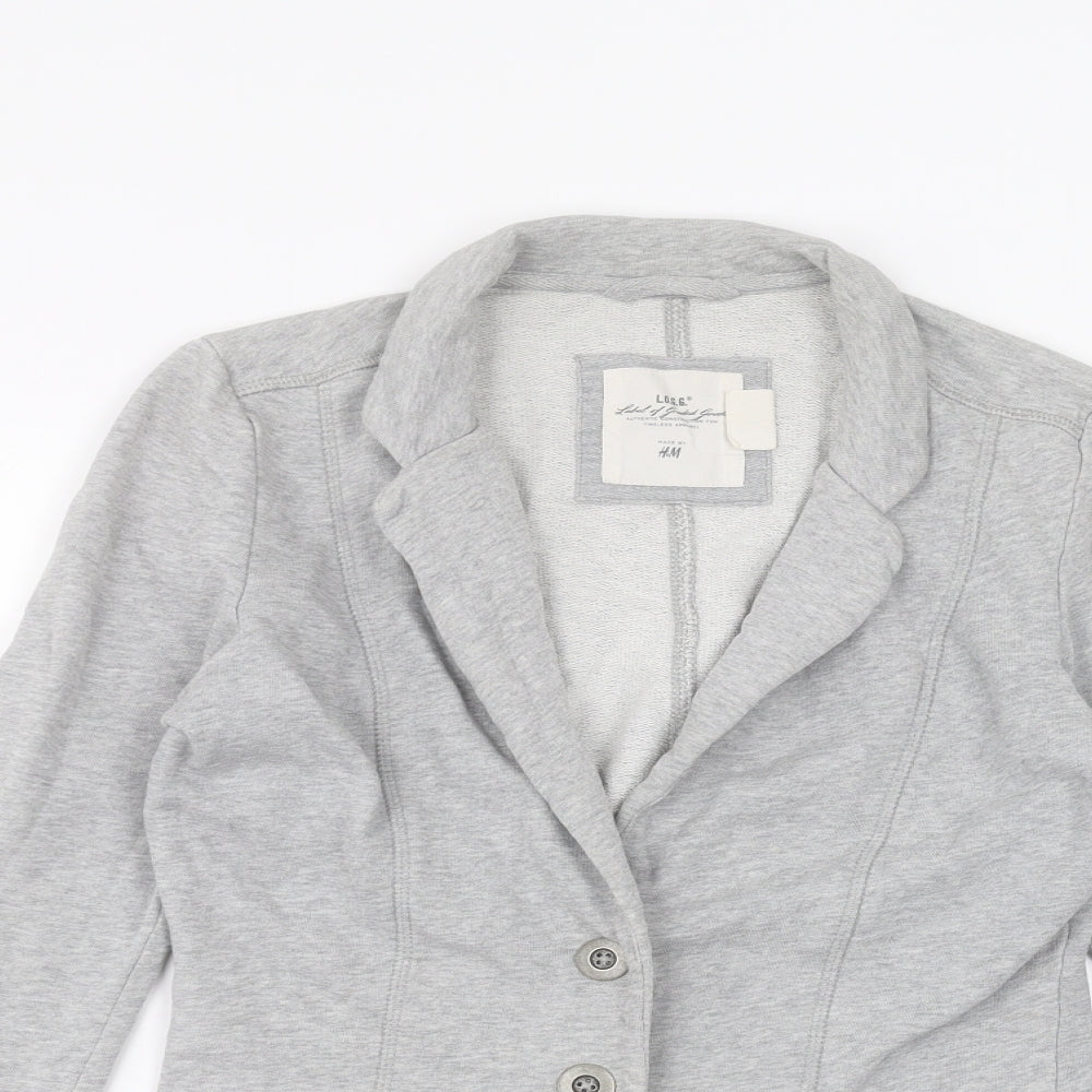 Womens UK Size S H&M Grey Jacket