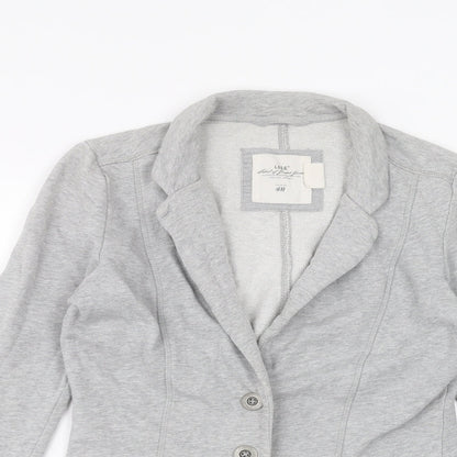 Womens UK Size S H&M Grey Jacket