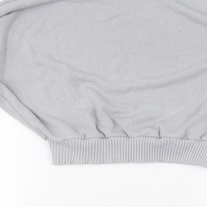 Boohoo Womens Blue   Pullover Jumper Size L