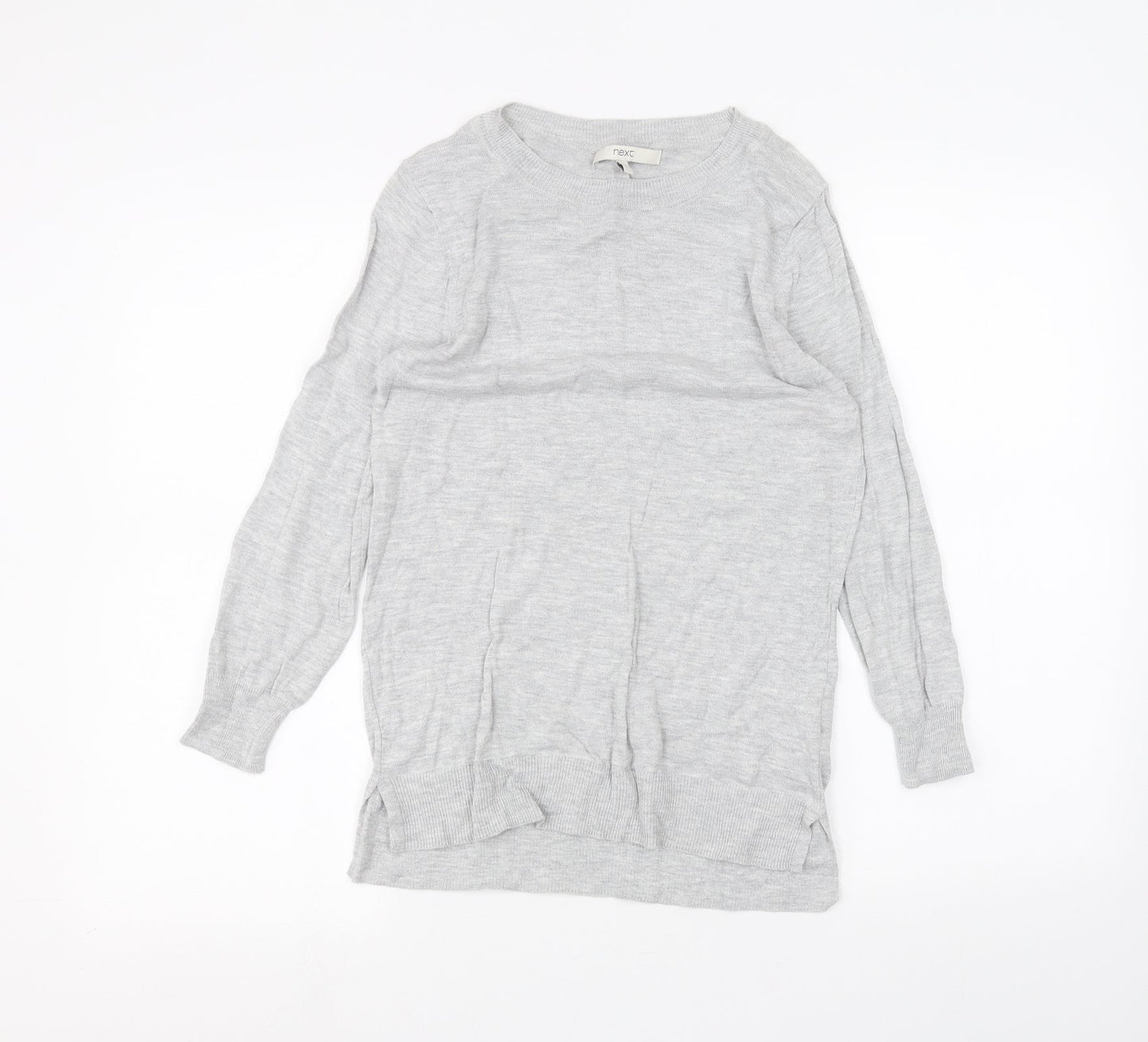 Womens UK Size 8 NEXT Grey Basic T-Shirt