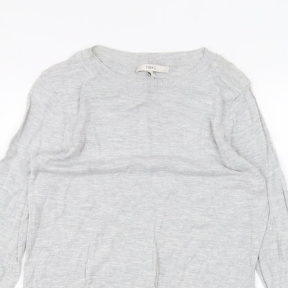 Womens UK Size 8 NEXT Grey Basic T-Shirt