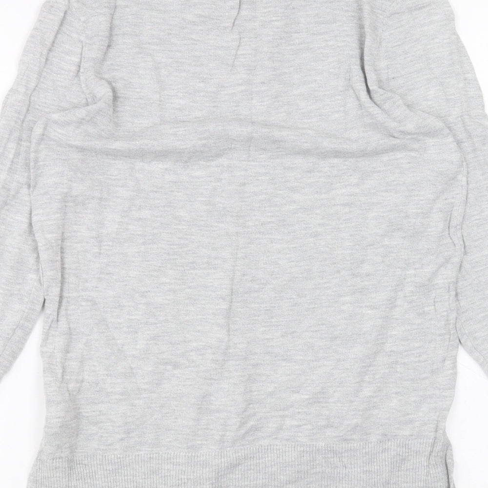 Womens UK Size 8 NEXT Grey Basic T-Shirt