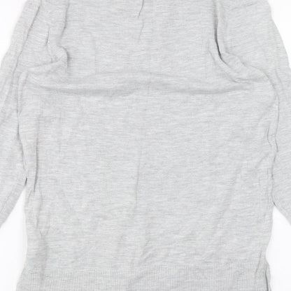 Womens UK Size 8 NEXT Grey Basic T-Shirt
