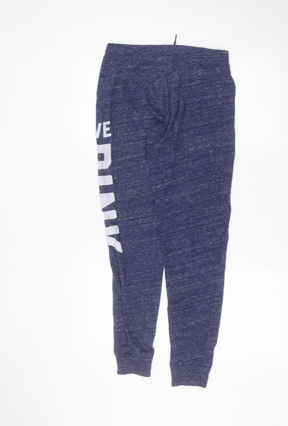 PINK Womens Blue   Trousers  Size XS L26 in