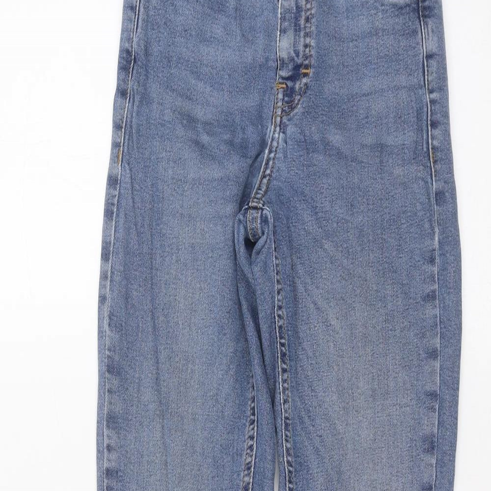 Topshop Womens Blue   Skinny Jeans Size 24 in L27 in