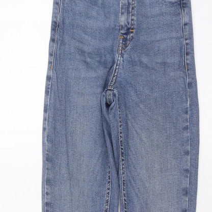 Topshop Womens Blue   Skinny Jeans Size 24 in L27 in