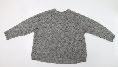 Womens UK Size M H&M Grey Pullover Jumper