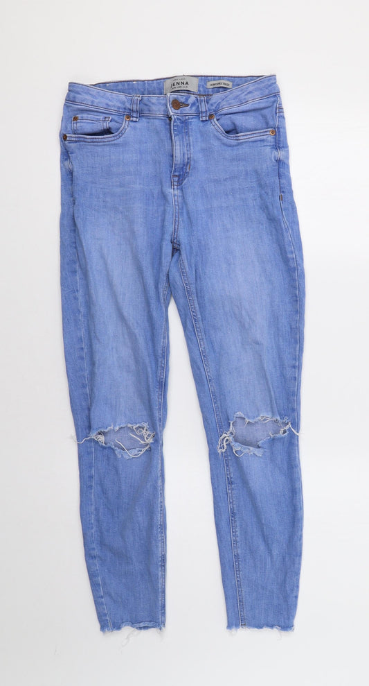 New Look Womens Blue   Skinny Jeans Size 10 L26 in