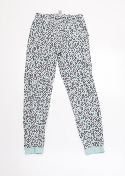 Nutmeg Girls Green Animal Print   Pyjama Pants Size 10-11 Years
