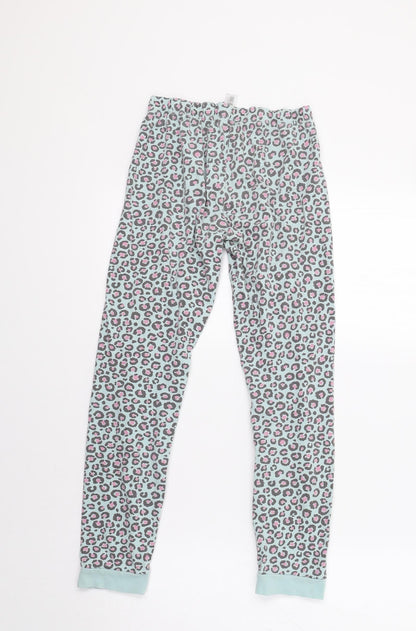 Nutmeg Girls Green Animal Print   Pyjama Pants Size 10-11 Years