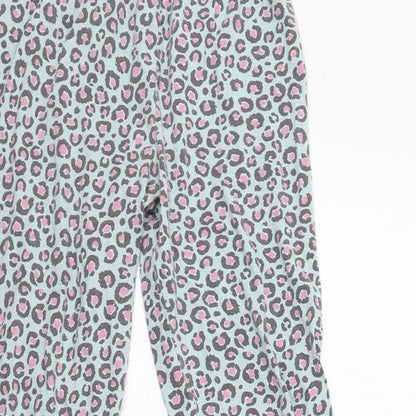 Nutmeg Girls Green Animal Print   Pyjama Pants Size 10-11 Years