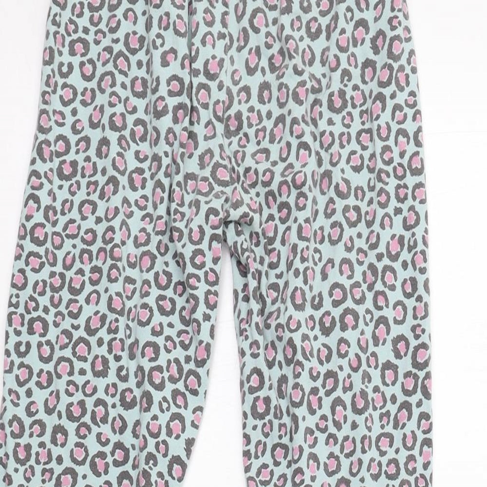Nutmeg Girls Green Animal Print   Pyjama Pants Size 10-11 Years