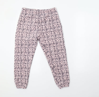 Dream Big Girls Pink Animal Print   Lounge Pants Size 10-11 Years