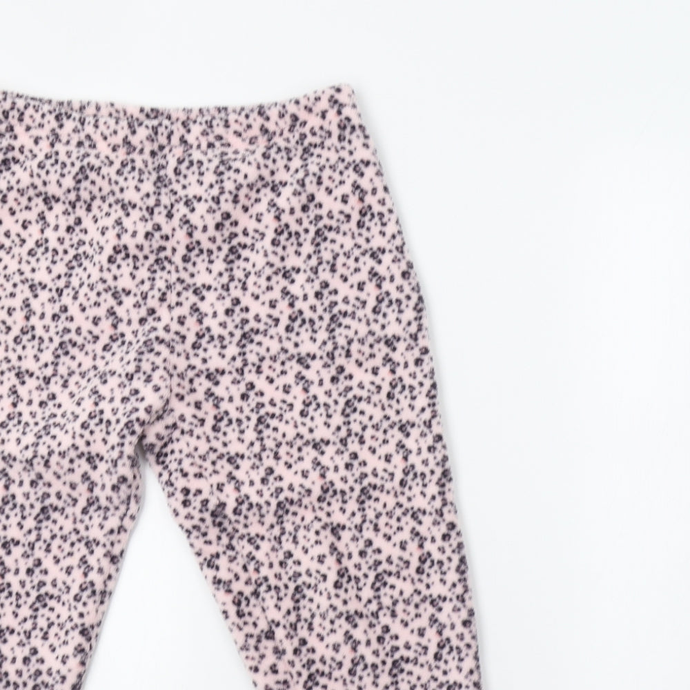 Dream Big Girls Pink Animal Print   Lounge Pants Size 10-11 Years