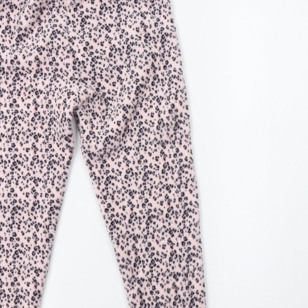 Dream Big Girls Pink Animal Print   Lounge Pants Size 10-11 Years