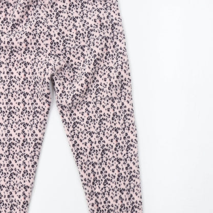 Dream Big Girls Pink Animal Print   Lounge Pants Size 10-11 Years
