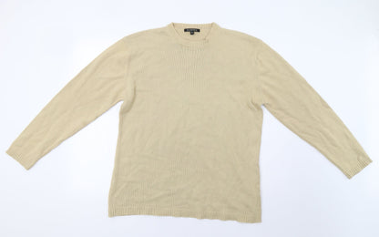 George Mens Beige   Pullover Jumper Size M