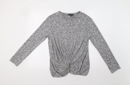 Womens UK Size 14 New Look Grey Pullover Jumper