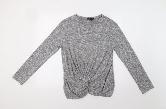 Womens UK Size 14 New Look Grey Pullover Jumper