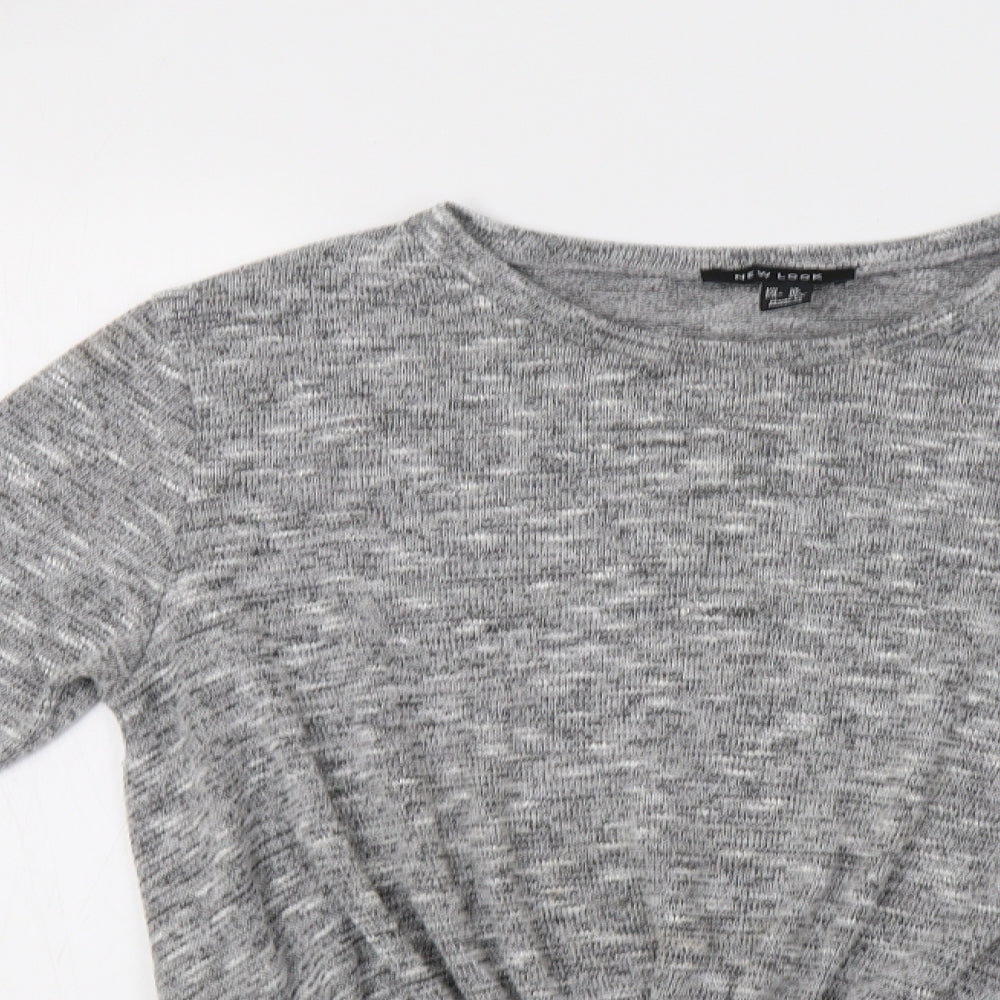 Womens UK Size 14 New Look Grey Pullover Jumper