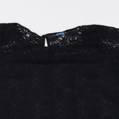Womens UK Size L NEXT Blue Basic Blouse
