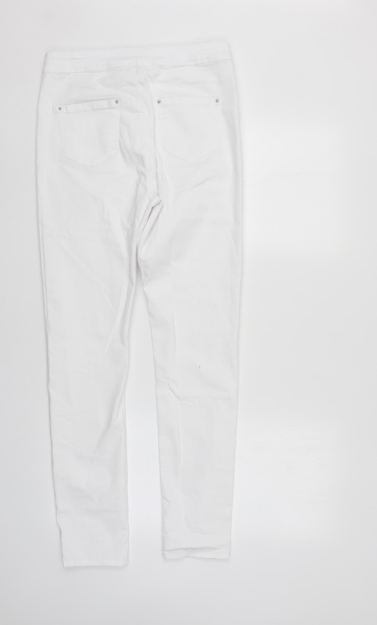 jo jonaco Womens White  Denim Straight Jeans Size XL L29 in