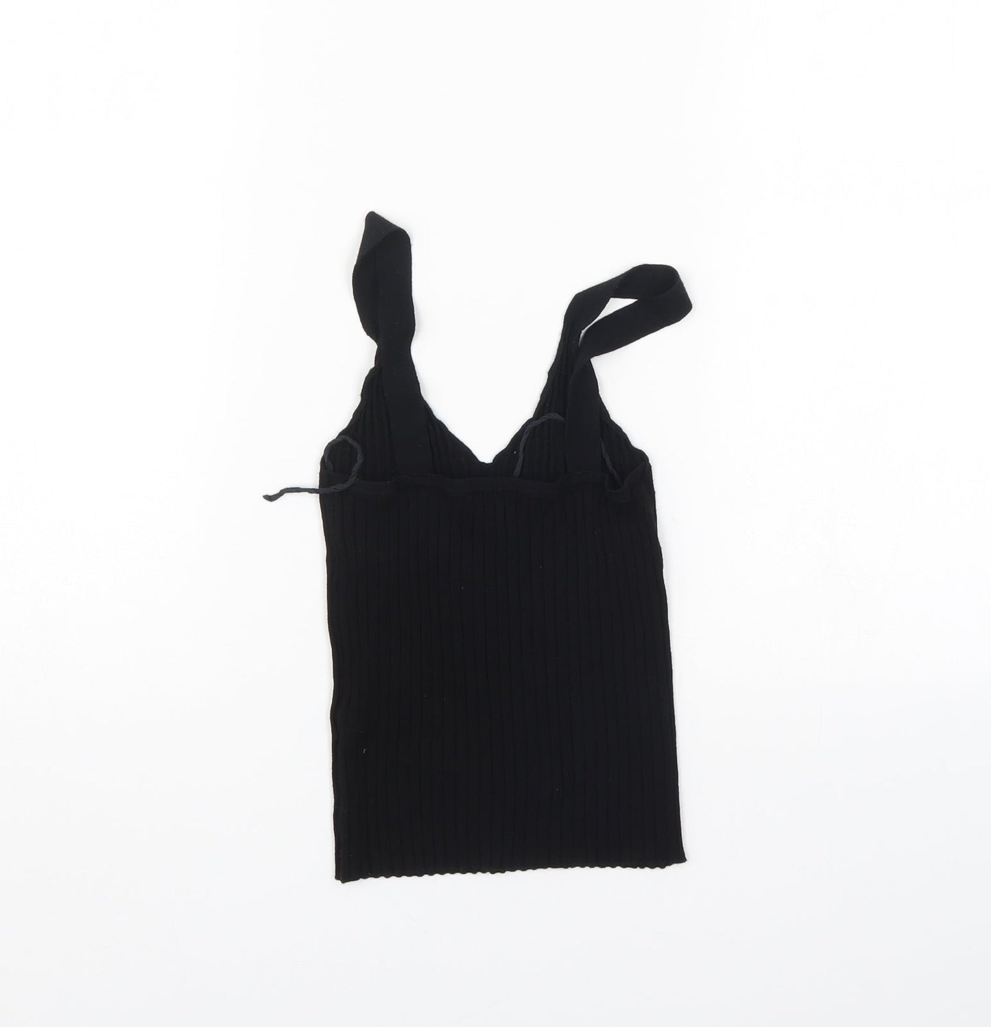 Oysho Womens Black   Basic Tank Size XS
