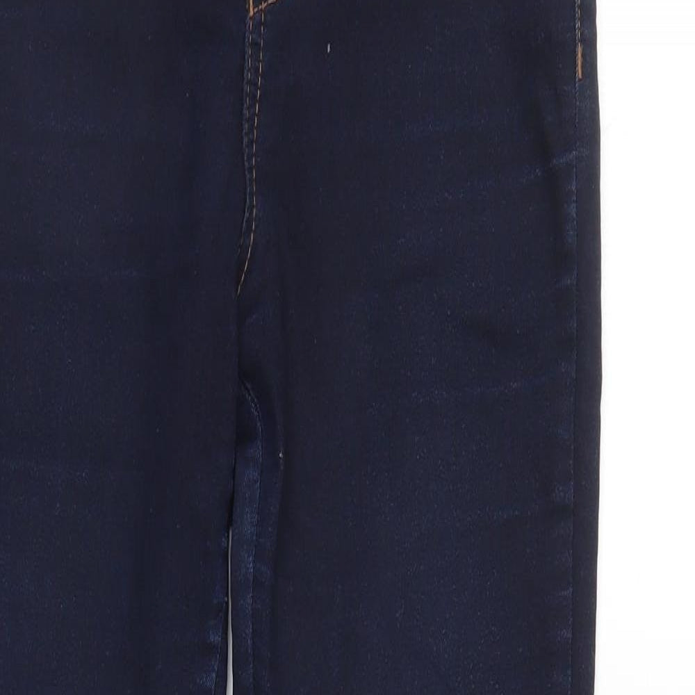 Denim & Co. Womens Beige  Denim Tapered Jeans Size 10 L30 in