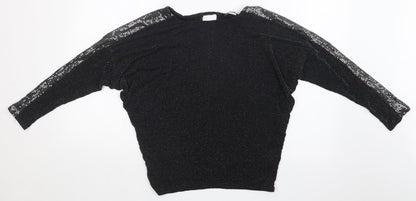 Dorothy Perkins Womens Black   Basic Blouse Size 8