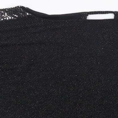 Dorothy Perkins Womens Black   Basic Blouse Size 8