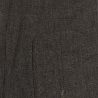 Womens UK Size 20 Classics Regular Fit Dress Pants Brown Trousers