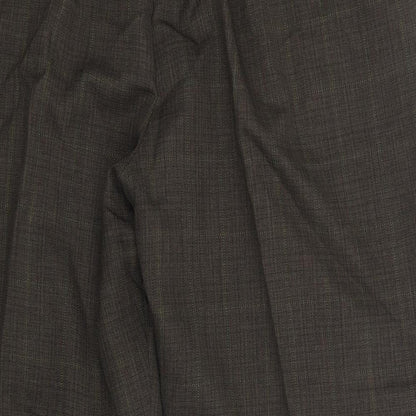 Womens UK Size 20 Classics Regular Fit Dress Pants Brown Trousers