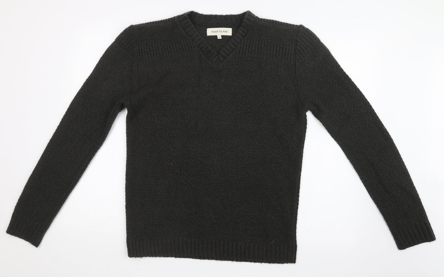 River Island Mens Green   Pullover Jumper Size M