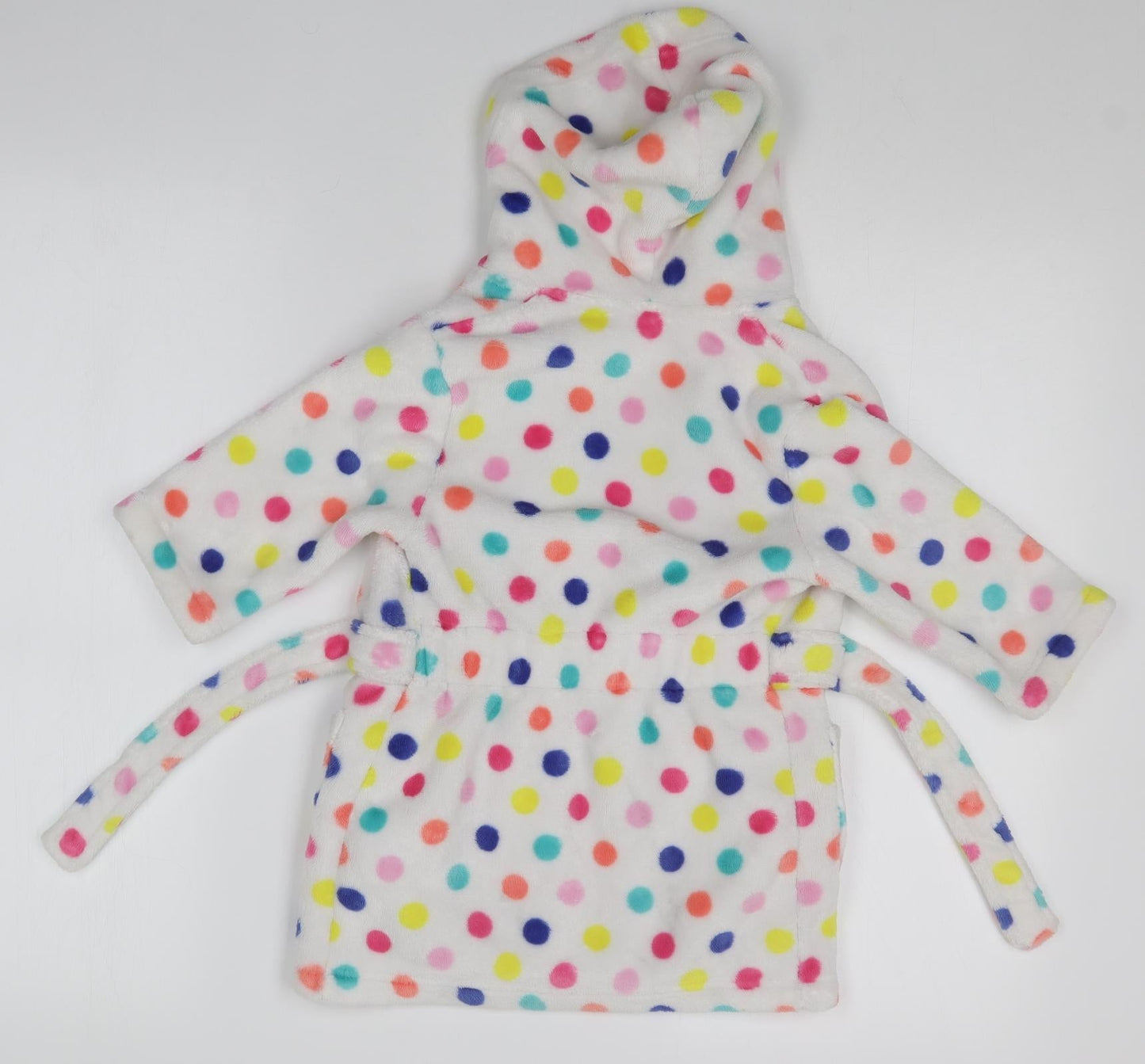 Mothercare Girls Multicoloured Spotted  Top Robe Size 2 Years